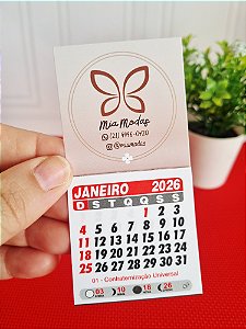Mini Calendario Imã Personalizado