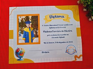 Diploma Personalizado (Com Foto)