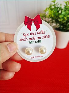 Card com Brinco Pérola