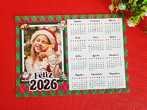 Calendário com Imã Personalizado (19,5x14 cm)