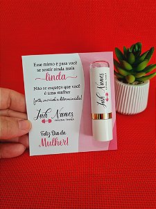 Hidratante Labial com Card Personalizado