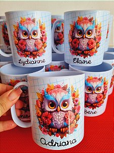 Caneca  de Polímero Branca Personalizada