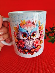 Caneca de Cerâmica Branca Personalizada