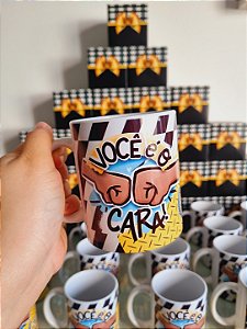 Caneca de Cerâmica Branca Personalizada