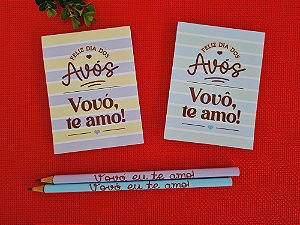 Bloco de Anotações + Lápis Personalizado