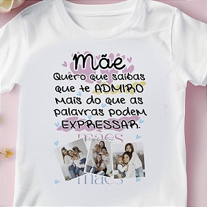 Camisa Personalizada Gola Careca (Branca)