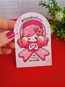 Card com Brinco (Outubro Rosa)