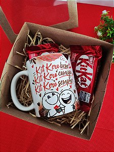 Caixa com Caneca e Chocolates