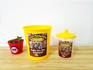 Kit Balde + Copo com Twister (300ml)