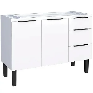 GABINETE AÇO COZIMAX JUPITER 1,20MT BRANCO