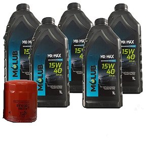 KIT TROCA DE ÓLEO 15W40 MOTORES FORD ZETEC