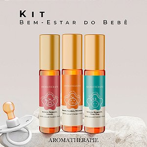 Kit 3 Aromaterapia Bebês - Bem Estar