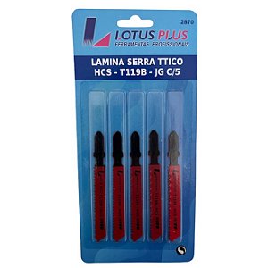 Kit 5 Lâminas Serra Tico Tico Madeira Profissional HCS