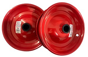 2 Aros Para Carrinho De Mão Com Rolete Lotus