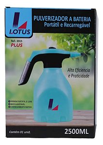 Pulverizador Profissional 2,5 Litros A Bateria Bico Metal