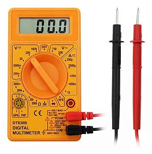Multimetro Digital Portátil P Medição E Tensão Alta Precisão