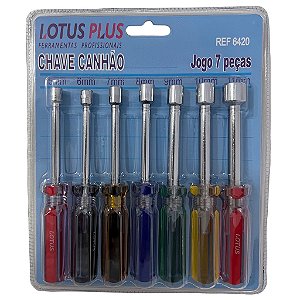 Kit Jogo Chave Canhão 5,6,7,8,9,10,11mm 7 peças Lotus
