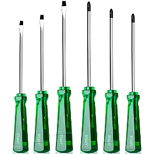 Kit Jogo Chave Fenda/Philips Imantada Crv Com 6 peças