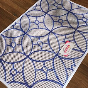 Talagarça desenhada circulo geometrico 50/70 /Dani talagarça