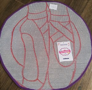 Talagarça desenhada rredonda pés de bailarina 60 cm/Dani talagarça
