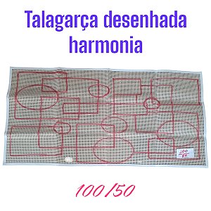 Talagarça desenhada harmonia 100/50
