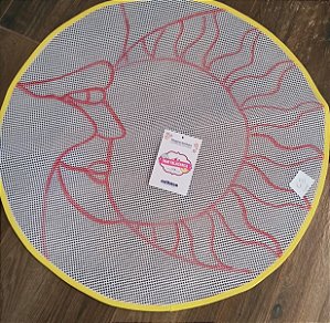 Talagarça desenhada sol e lua 60 cm
