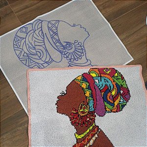 Talagarça desenhada Africana 90/70