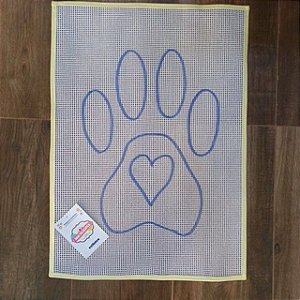 patinha love talagarça desenhada 50/70