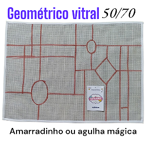 Geométrico vitral 50/70