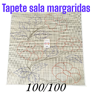Tapete para sala margaridas 100/100
