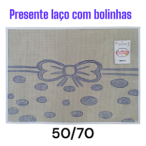 Presente laço com bolinhas 50/70