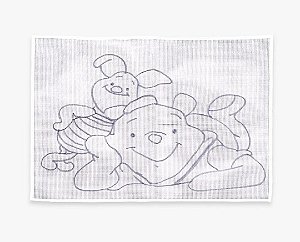TALAGARÇA DESENHADA POOH E LEITÃO 90/70