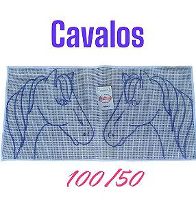 TALAGARÇA DESENHADA CAVALOS PASSADEIRA 100/50