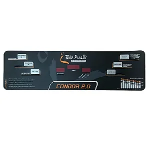 Adesivo do painel esteira condor 2.0 - antigo