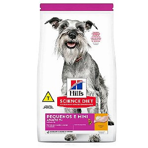 Ração Hills Cães Adulto 7+ Raças Pequenas e Mini 800 g