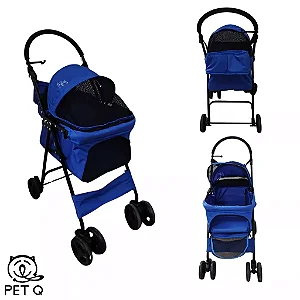 Carrinho De Passeio Fashion Azul Bom Amigo