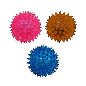 Brinquedo Dog Ball Spike Light P Bom Amigo