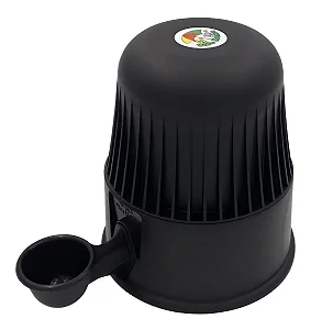 Bebedouro Vida Mansa Polipropileno Cães Gatos 2 L- PRETO