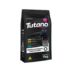 Ração Tutano Gatos Castrados Salmão 1Kg