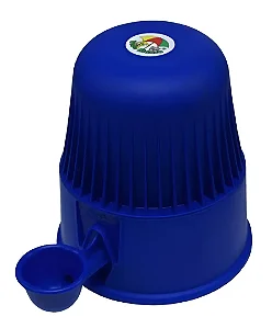 Bebedouro Vida Mansa Polipropileno Cães Gatos 2 L- AZUL