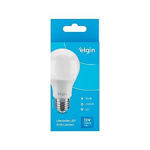 LÂMPADA DE LED 12W/6500K - ELGIN