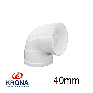 JOELHO ESGOTO 40MM DE 90° KRONA