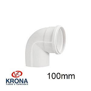 JOELHO ESGOTO 100MM DE 90° KRONA