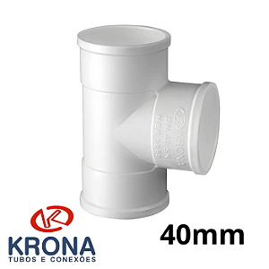 TE ESGOTO 40X40MM - KRONA