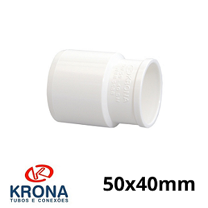 BUCHA DE REDUÇÃO ESGOTO 50X40MM - KRONA