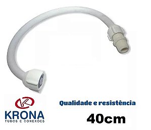 ENGATE PLÁSTICO RABICHO FLEXÍVEL 40CM - KRONA