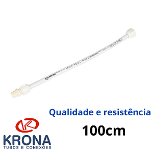 ENGATE PLÁSTICO RABICHO FLEXÍVEL 100CM - KRONA