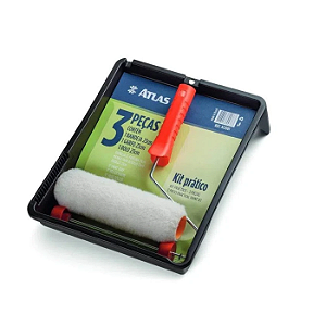KIT PARA PINTURA 3 PEÇAS PAREDE MULTIUSO ECONÔMICO ATLAS