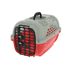 Caixa De Transporte Cães Panther Air Vermelha N. 03