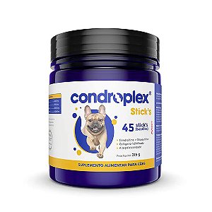 Suplemento Condroplex Sticks para Cães Avert Nutrientes Para Cartilagem 315 g